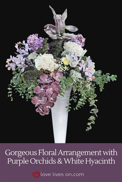 Funeral Flower Meanings Funeral Flower Arrangements Purple Orchids