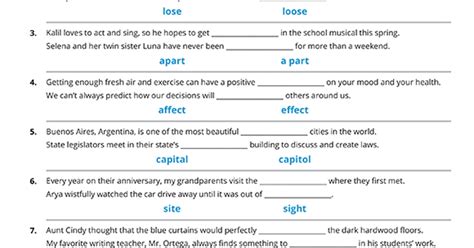 Printables Commonly Confused Words 1 Hp® Official Site