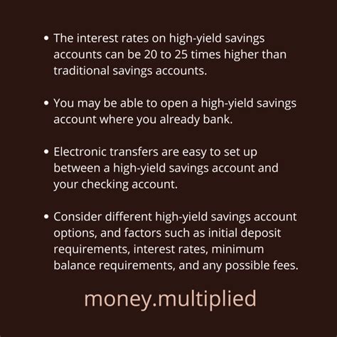 What Is A High Yield Savings Account Money Multiplied