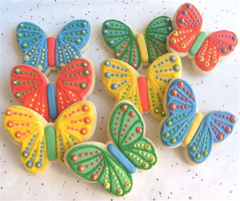Reserved For Kaarie Sparkle Butterflies Butterfly Cookie Favors