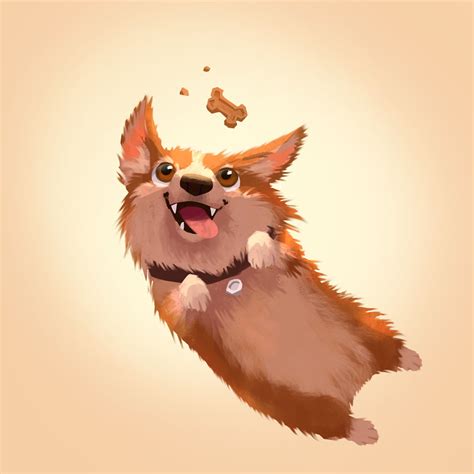 Check Out This Behance Project Mochi The Corgi Behance