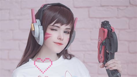 1920x1080 Dva Overwatch Cosplay Girl 4k Laptop Full Hd 1080p Hd 4k