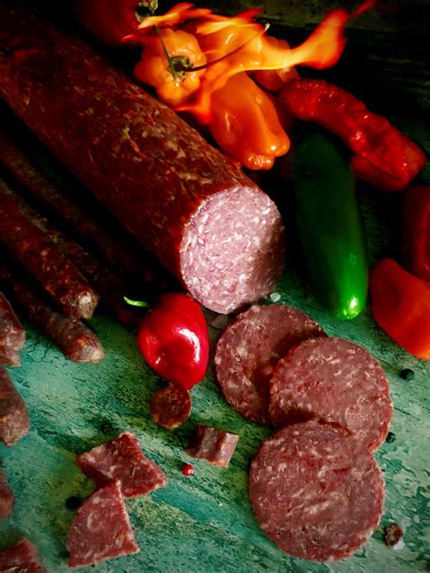 Habanero Summer Sausage Blend Handcrafted Sausage