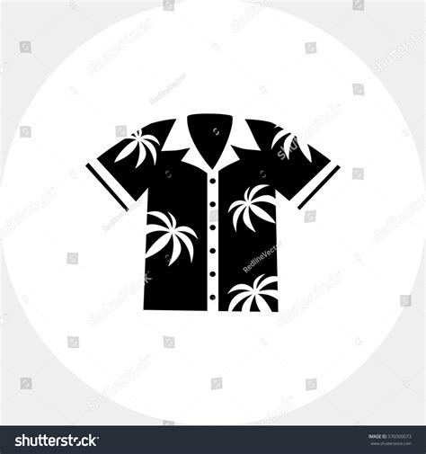 Aloha Shirt Icon Stock Vector Royalty Free 570309073 Shutterstock