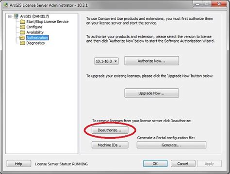 How To Perform Offline Deauthorization Of Licenses For Arcgis Desktop