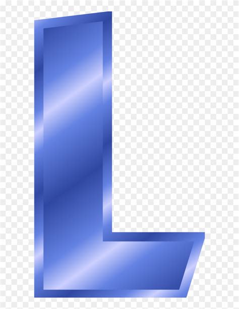 Blue Clipart Alphabet Letter L Color Blue Free Transparent Png