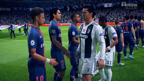 Juventus Vs Psg Champions League Fifa 19 Demo Gameplay Youtube