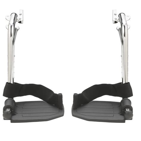 Chrome Swing Away Footrests With Aluminum Footplates Mhhc Ecom