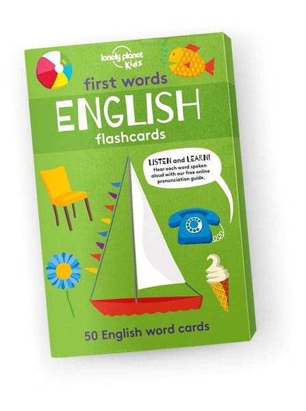 First Words English Flashcards Bimbo Concept