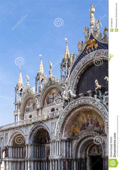 Basilica Di San Marco In Venice Italy Editorial Stock