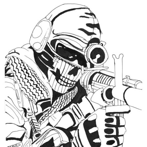 Free Call Of Duty Coloring Pages