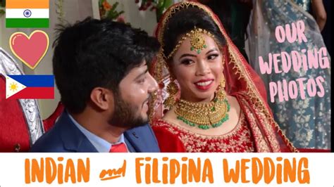 Our Wedding Photos Indian And Filipina Wedding Hindu Wedding Youtube