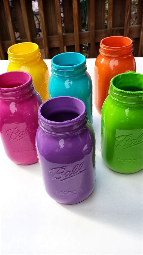 Tutorial How To Paint A Mason Jar