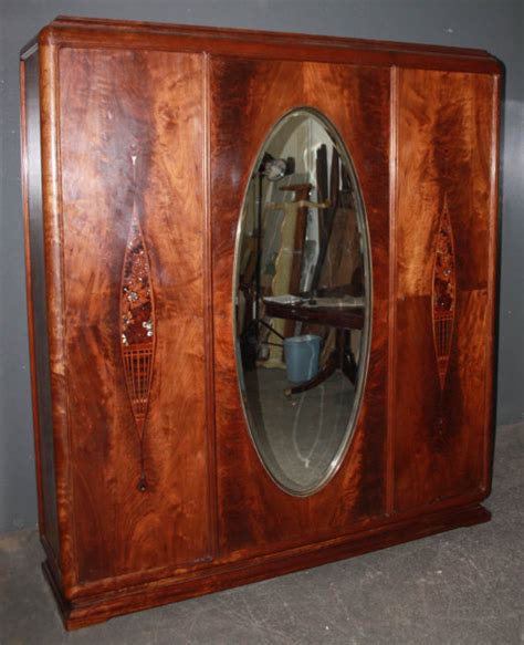 Check spelling or type a new query. ART DECO CROTCH MAHOGANY ARMOIRE WARDROBE CLOSET m3631 For ...