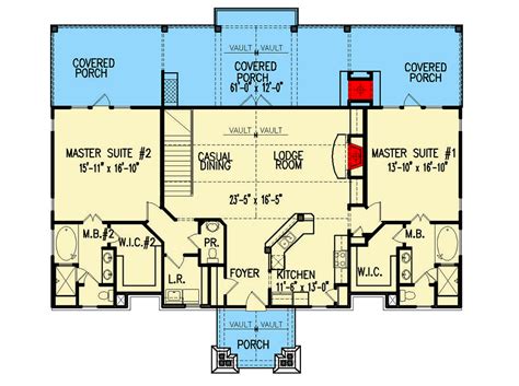House Plans With 2 Master Suites On Main Floor Floorplansclick