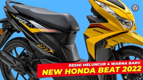 Keren‼️honda Resmi Rilis New Honda Beat 2022 Dengan 4 Warna Baru