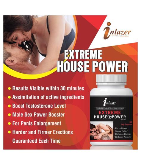 Inlazer Extreme House Power Men Up Sex Stamina Capsule 500 Mg Pack Of 2