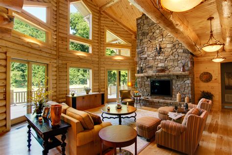 Log Home Interiors High Peaks Log Homes