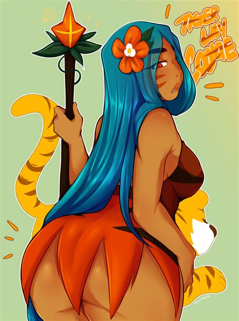 Rule 34 1girls Ass Clothes Cookie Run Female Queenchikkibug Solo Tiger Lily Cookie 2960032