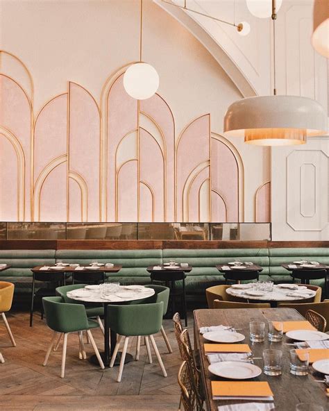 Art Deco Interior Design Restaurant Dekorasi Rumah