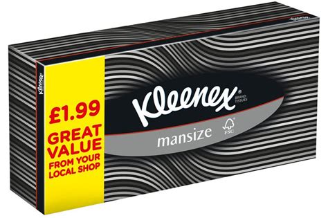 Kleenex Ditches Mansize Tissues After Complaints Of Sexism London