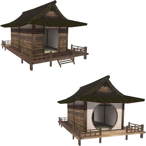 Free Japanese Wood Hut Fun Freebie Stuff Virtual Vagabond