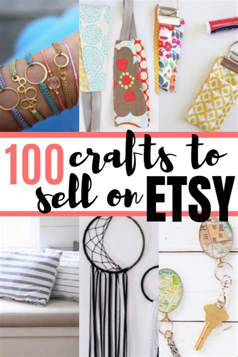 100+ Crafts To Make And Sell In Your Etsy Shop | Diy crafts to sell on
