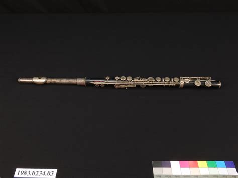 Carl Schreiber Boehm System Flute National Museum Of American History