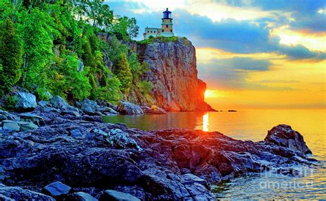 Maybe you would like to learn more about one of these? Split Rock Lighthouse,Two Harbors, MN Photograph by Vito ...