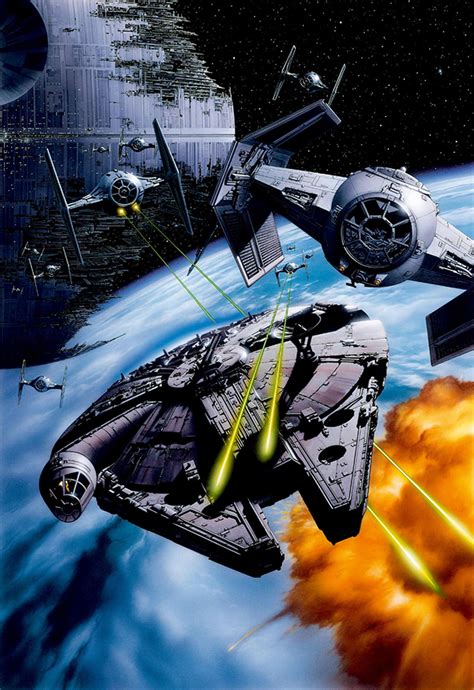 Heroes Star Wars Original Art Sandaworldcom The Art Of Tsuneo