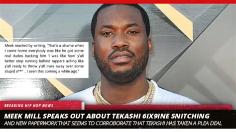 Meek Mill On Tekashi Ix Ine Snitching And New Court Document Released