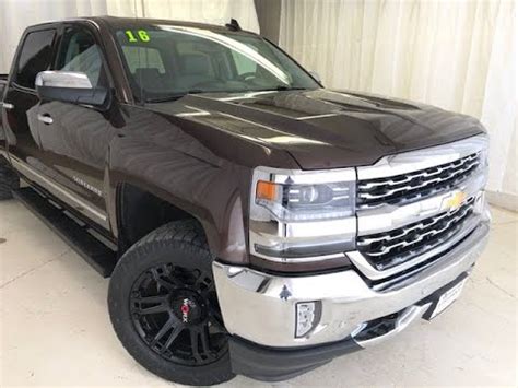 2016 Autumn Bronze Chevrolet Silverado LTZ Crew Cab 4X4 UT8594A Motor