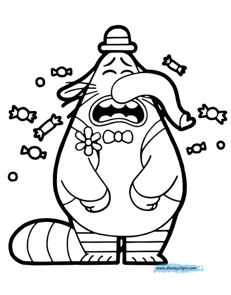 Inside Out Coloring Pages Riley
