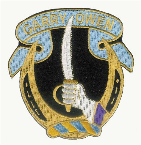 7th Cavalry Garry Owen Patch Cavalry Patches