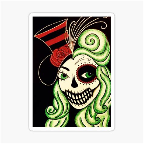Rosanna Of The Dead Pin Up Girl Sticker For Sale By Dynamicfeminist