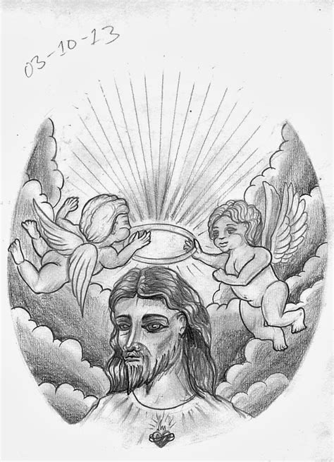 Jesus Tattoo Drawing At Explore Collection Of