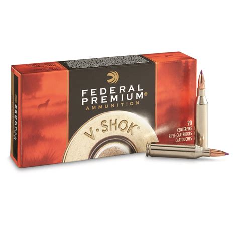 Federal Premium V Shok 243 Winchester Nbt Varmint 55 Grain 20