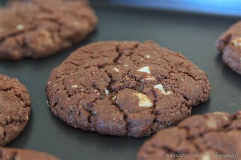 Agencer et Mijoter Cookies aux 3 chocolats