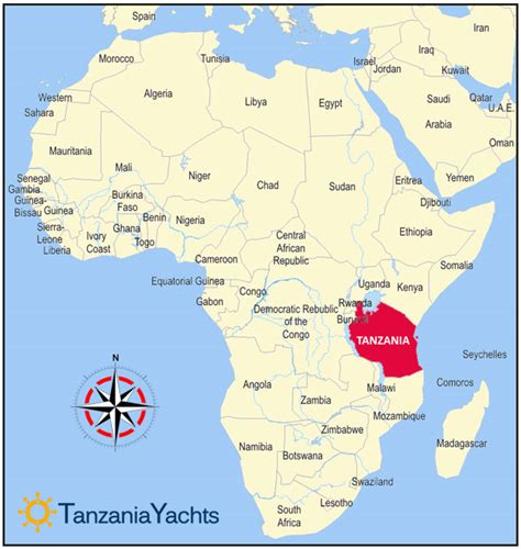 Maps Tanzania Islands Zanzibar Pemba Indian Ocean East Africa