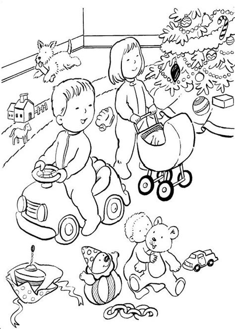 Desene De Colorat Cu Copii Care Se Joaca Vara