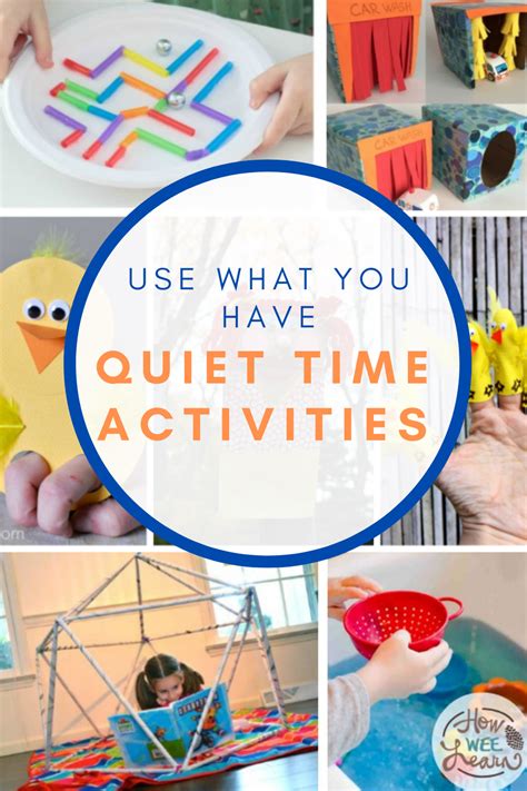 Quiet Time Kids Activities With Materials You Have At Home Quiet