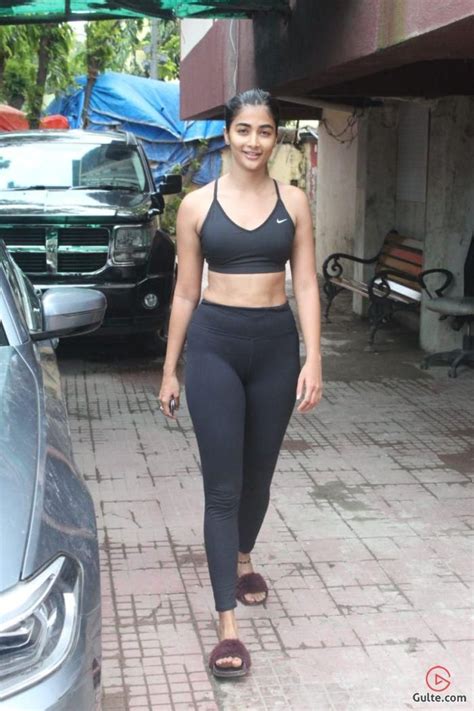 Pooja Hegde Spotted At Gym Bollywood Girls Indian Actress Hot Pics