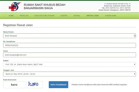 Pendaftaran Online Pasien Rawat Jalan Rskb Banjarmasin Siaga