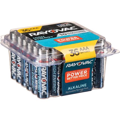 Rayovac 15v Aaa Alkaline Battery 36 Pro Pack 824 36ppf Bandh