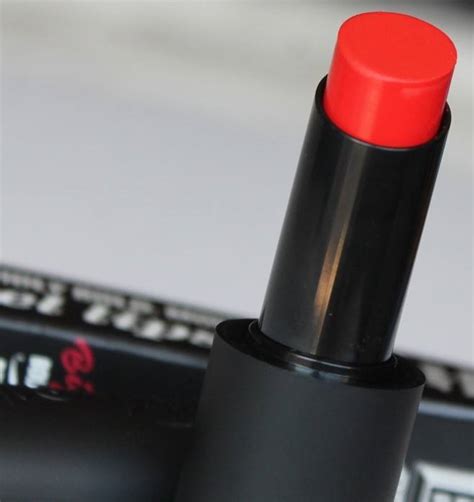 Buxom Matte Wildfire Big And Sexy Bold Gel Lipstick Review