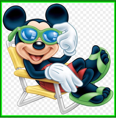 Free Download Hd Png Mickey Mouse Summer Png Image With Transparent