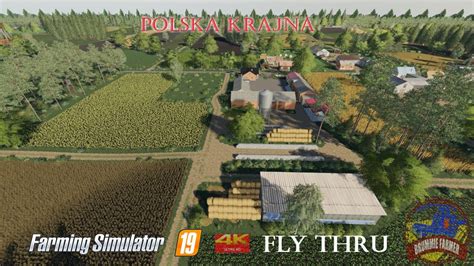 Farming Simulator 19 Polska Krajna 4k Fly Thru Youtube