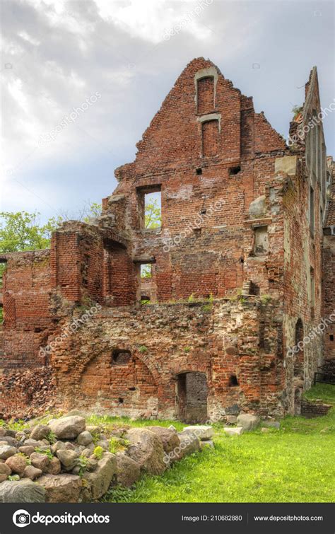 Ruins Castle Insterburg East Prussian Medieval Defensive Structure