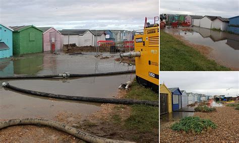 Swimmers Are Warned Not To Go Into The Sea At East Sussex Beach After Sewage Leak Daily Mail