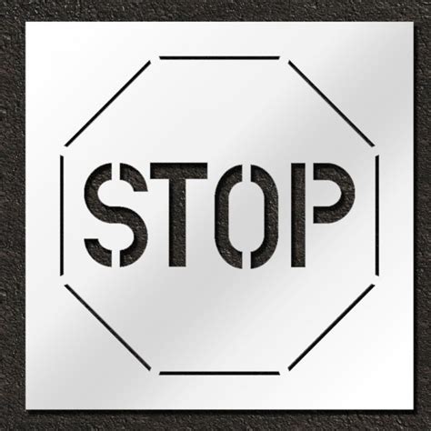 Stop Sign Stencil Sp Stencils Stop Sign Stencil Sp Stencils